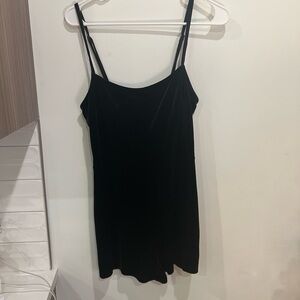 Urban Outfitters Black Velvet Dress